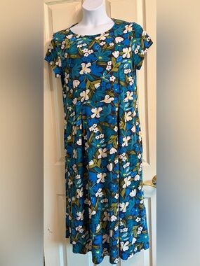 Seasalt Cornwall Veronica Short Sleeve Midi Dress in Organic Cotton Dress